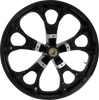 Wheel - Largo 3D - Front - Dual Disc/without ABS - Black - Lutzka's Garage