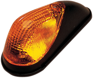 Mini Wing Marker Lights - Black/Amber - Lutzka's Garage