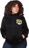 Womens Born Free Zip Up Hoodie - Black - 1XL - Lutzka's Garage