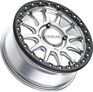 Wheel - Alpha - Front/Rear - Hyper Silver/with Black Ring - 17x7 - 4/137 - +25 mm