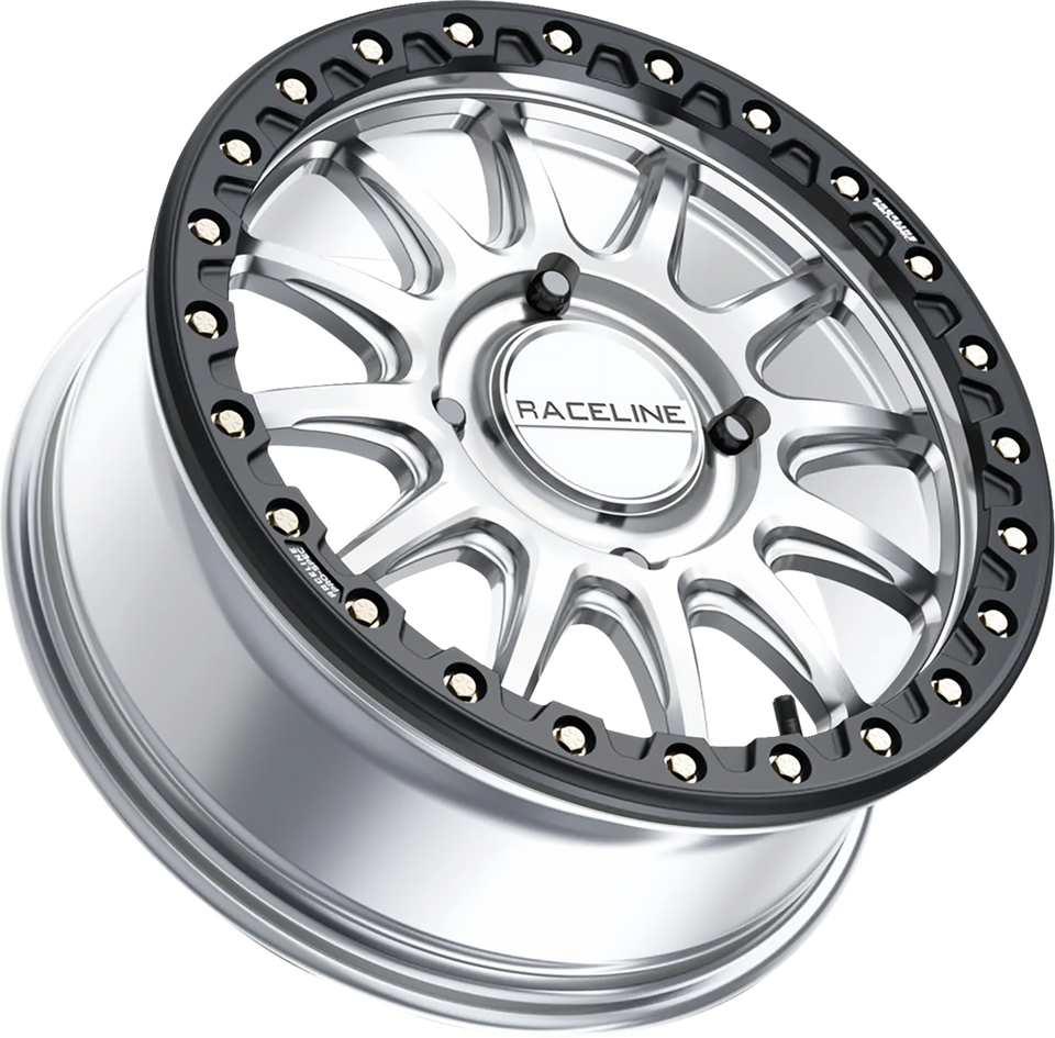 Wheel - Alpha - Front/Rear - Hyper Silver/with Black Ring - 17x7 - 4/137 - +25 mm