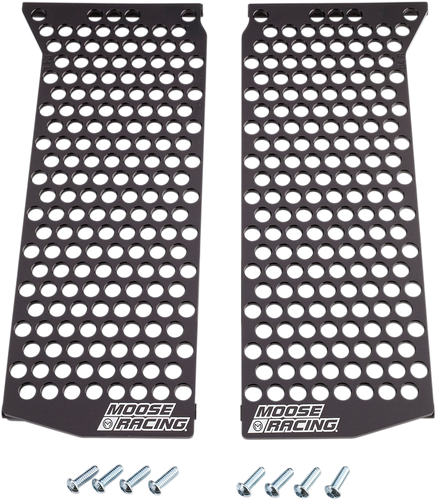 Radiator Guards - Black - Beta/Husaberg/Husqvarna/KTM - Lutzka's Garage