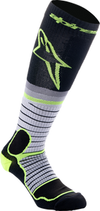 MX Pro Socks - Black/Gray/Yellow - Medium - Lutzka's Garage