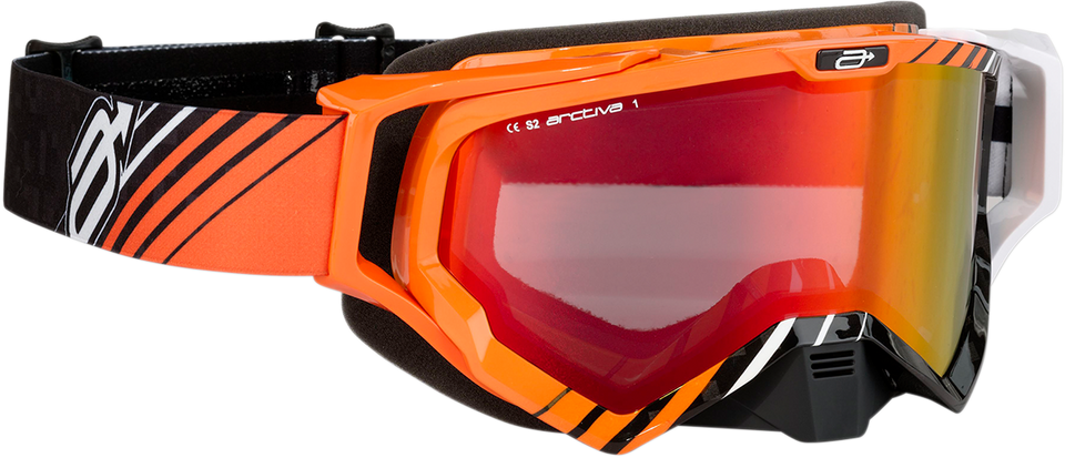 Vibe Goggles - Black/Orange/White - Lutzka's Garage