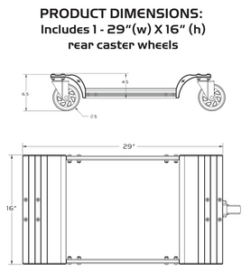 Wheels - Trax Wheels 2.0 - Sled/Snowbike - Adjustable