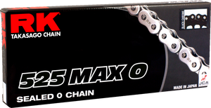 525 Max O - Drive Chain - 150 Links - Black/Chrome - Lutzka's Garage