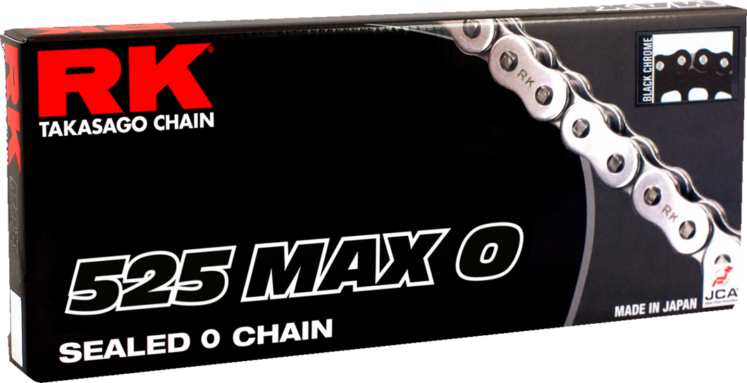 525 Max O - Drive Chain - 150 Links - Black/Chrome - Lutzka's Garage