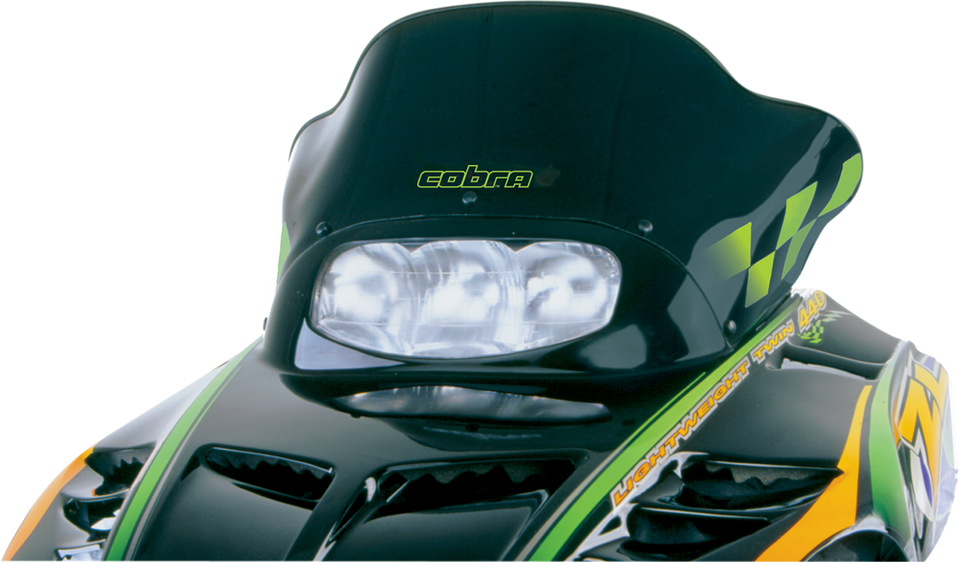 Windshield - 13.5" - Black - Arctic Cat - Lutzka's Garage