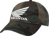 Honda Hat - Woodland Camo/White