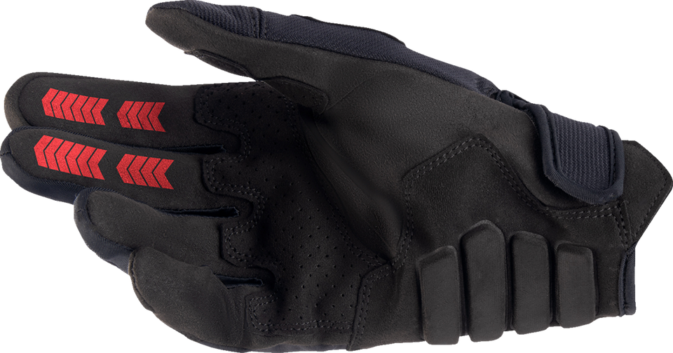 Techdura Gloves - Fire Red/Black - Medium - Lutzka's Garage