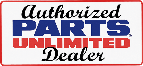 Parts Unlimited Dealer Decals - 2 Pack