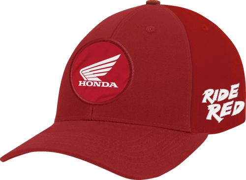 Honda Ride Red Hat - Red - Lutzka's Garage