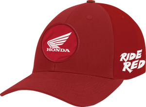 Honda Ride Red Hat - Red - Lutzka's Garage