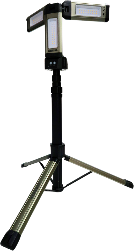 Shop Light w/Tripod - Work Area/Mobile - 2000 Lumens - Rechargeable