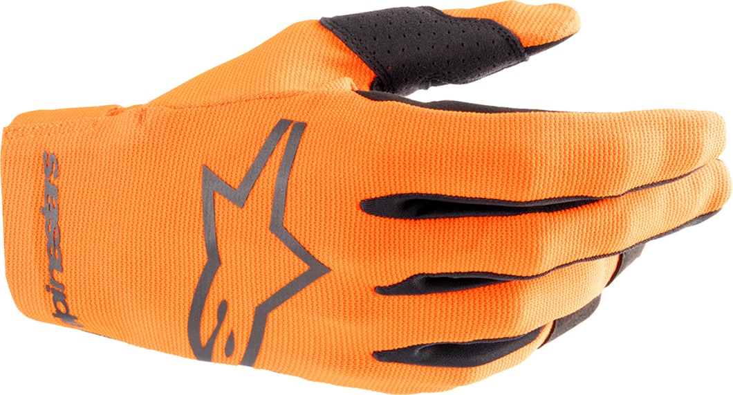 Youth Radar Gloves - Hot Orange/Black - 2XS - Lutzka's Garage