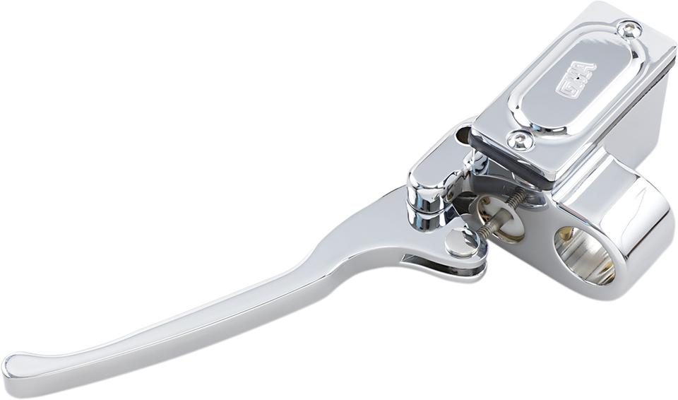 Clutch Master Cylinder - 9/16" - Chrome - Lutzka's Garage