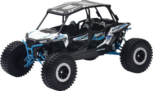 Polaris RZR XP 4 Turbo EPS Rock Crawler - 1:18 Scale - White Lightning