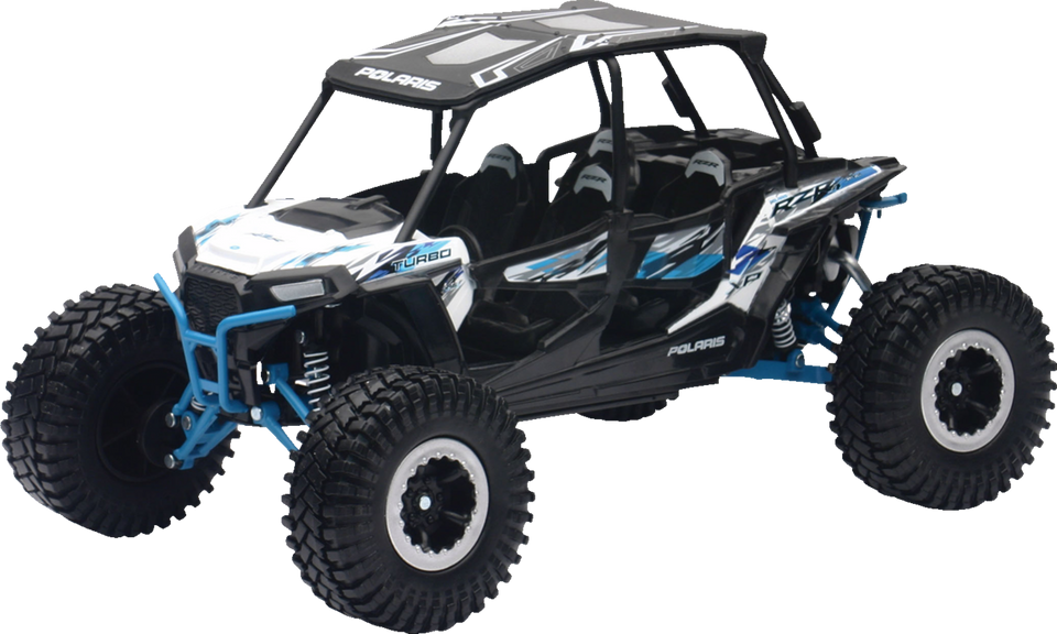 Polaris RZR XP 4 Turbo EPS Rock Crawler - 1:18 Scale - White Lightning