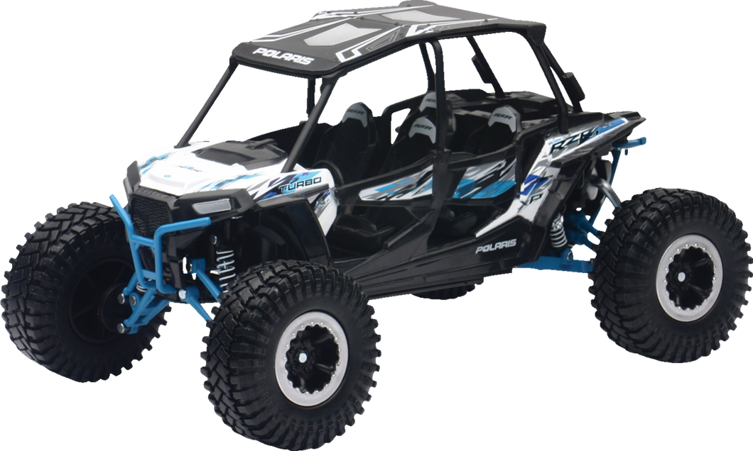 Polaris RZR XP 4 Turbo EPS Rock Crawler - 1:18 Scale - White Lightning