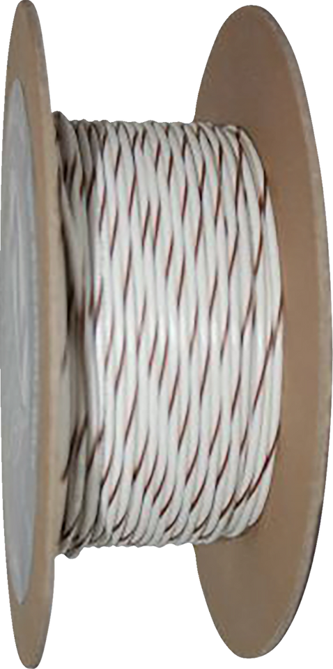 100 Wire Spool - 20 Gauge - White - Lutzka's Garage