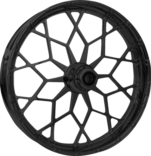 Wheel - Phenom - Front - Dual Disc/with ABS - Black - 21x3.5 - FLH - Lutzka's Garage