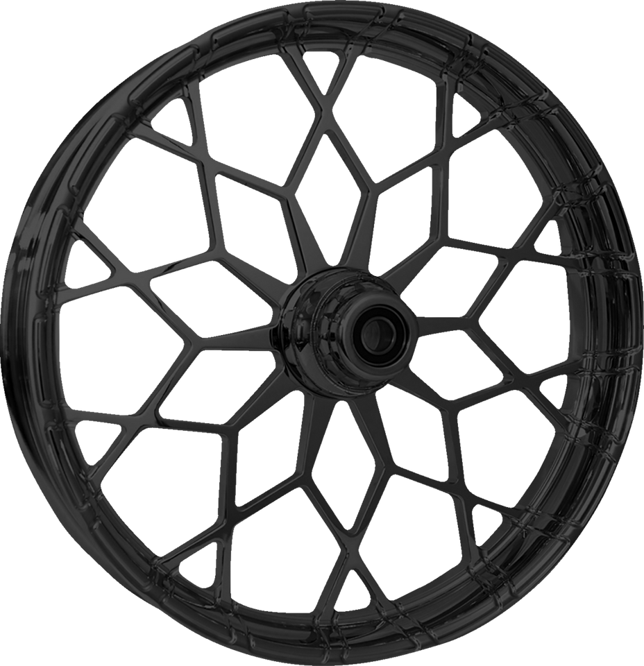 Wheel - Phenom - Front - Dual Disc/with ABS - Black - 21x3.5 - FLH - Lutzka's Garage