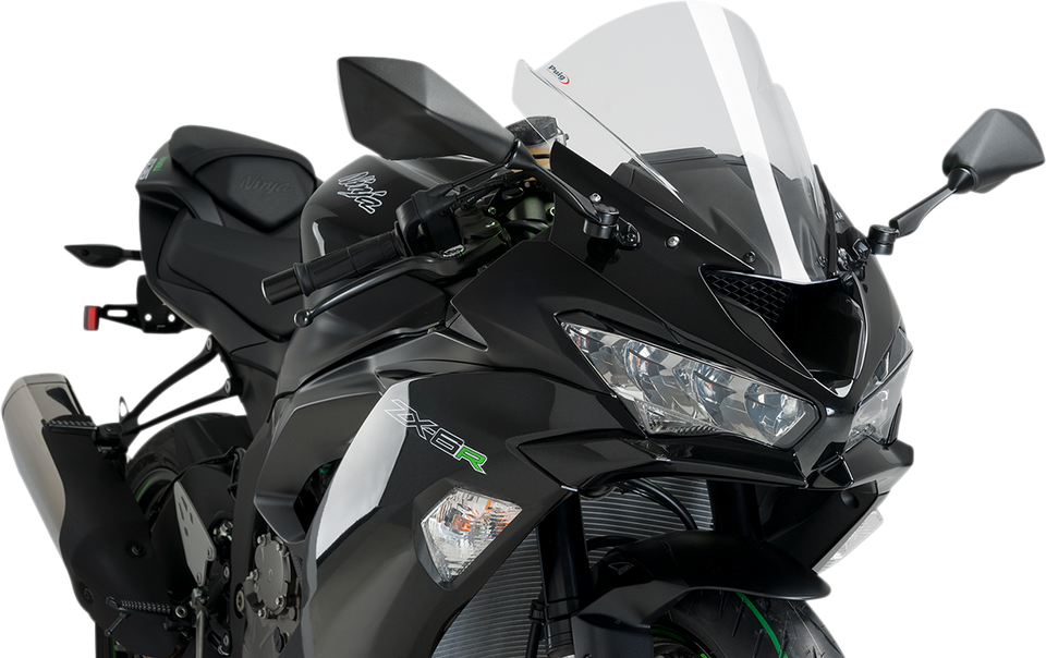 Race Windscreen - 13-3/4" - Clear - ZX-6R - Lutzka's Garage