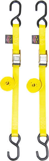 Standard Tie-Downs - 1" x 5-1/2 - Yellow - Lutzka's Garage