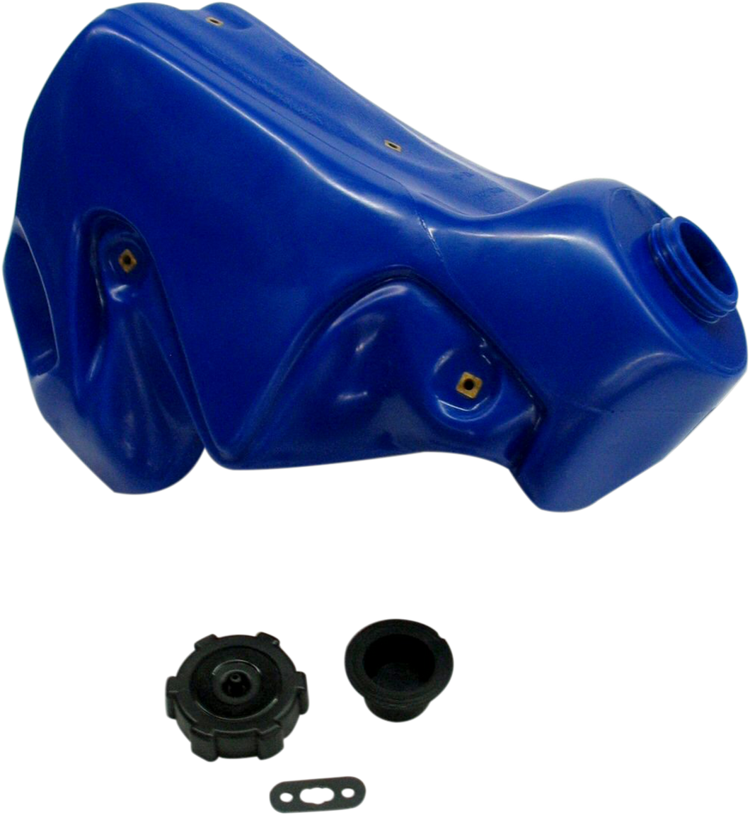 Large-Capacity Gas Tank - Blue - Yamaha - 3.2 Gallon - Lutzka's Garage