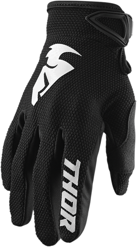 Sector Gloves - Black/White - XS - Lutzka's Garage