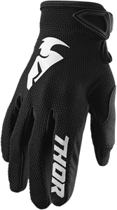 Sector Gloves - Black/White - XS - Lutzka's Garage