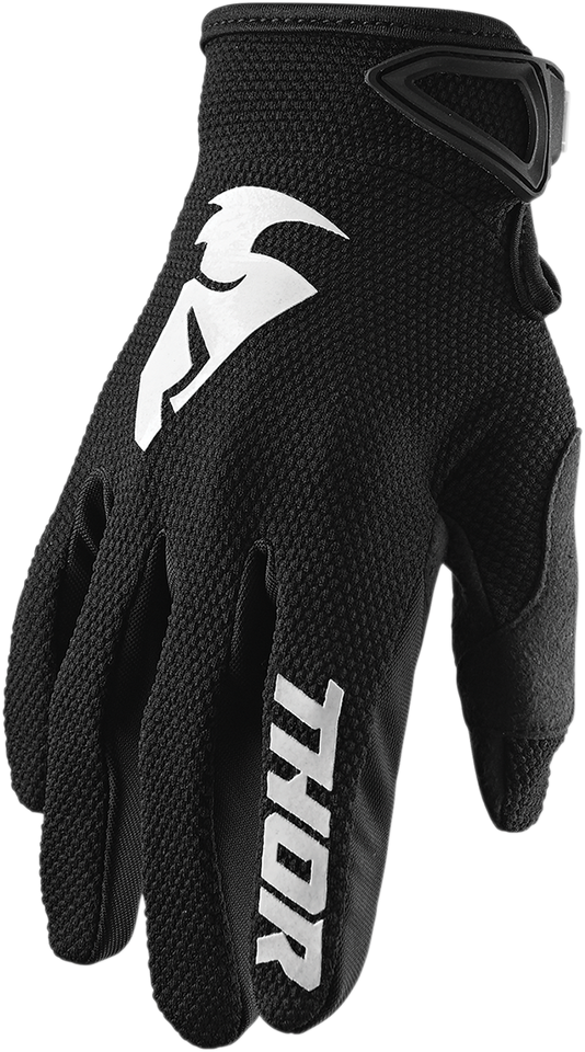 Sector Gloves - Black/White - XS - Lutzka's Garage