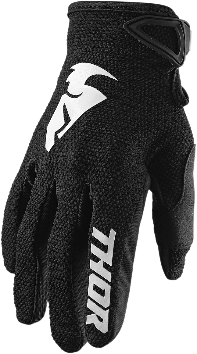 Sector Gloves - Black/White - XS - Lutzka's Garage