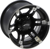 Wheel - Rolln 104 - Rear - Machined Black - 12x7 - 4/110 - 2+5