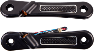 Front Turn Signal Bars 06-20 FLHX - Black - Lutzka's Garage