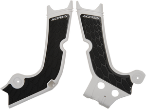 X-Grip Frame Guards - White/Black - Honda - Lutzka's Garage