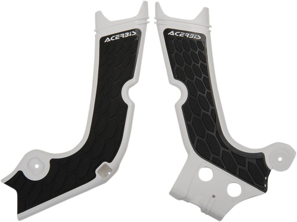 X-Grip Frame Guards - White/Black - Honda - Lutzka's Garage