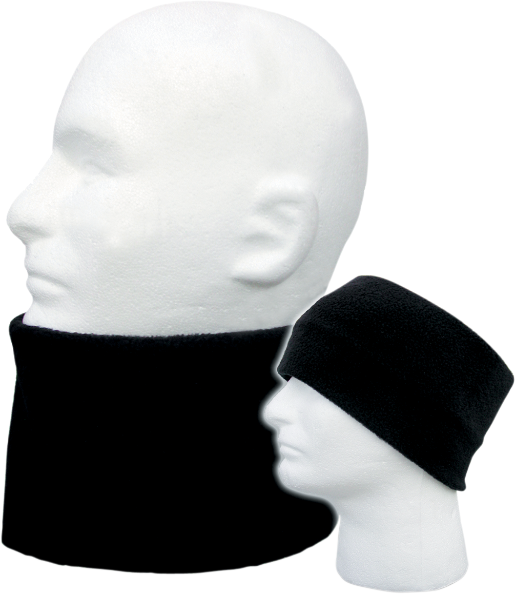 Fleece Helmet Neckgaiter - Black - Lutzka's Garage