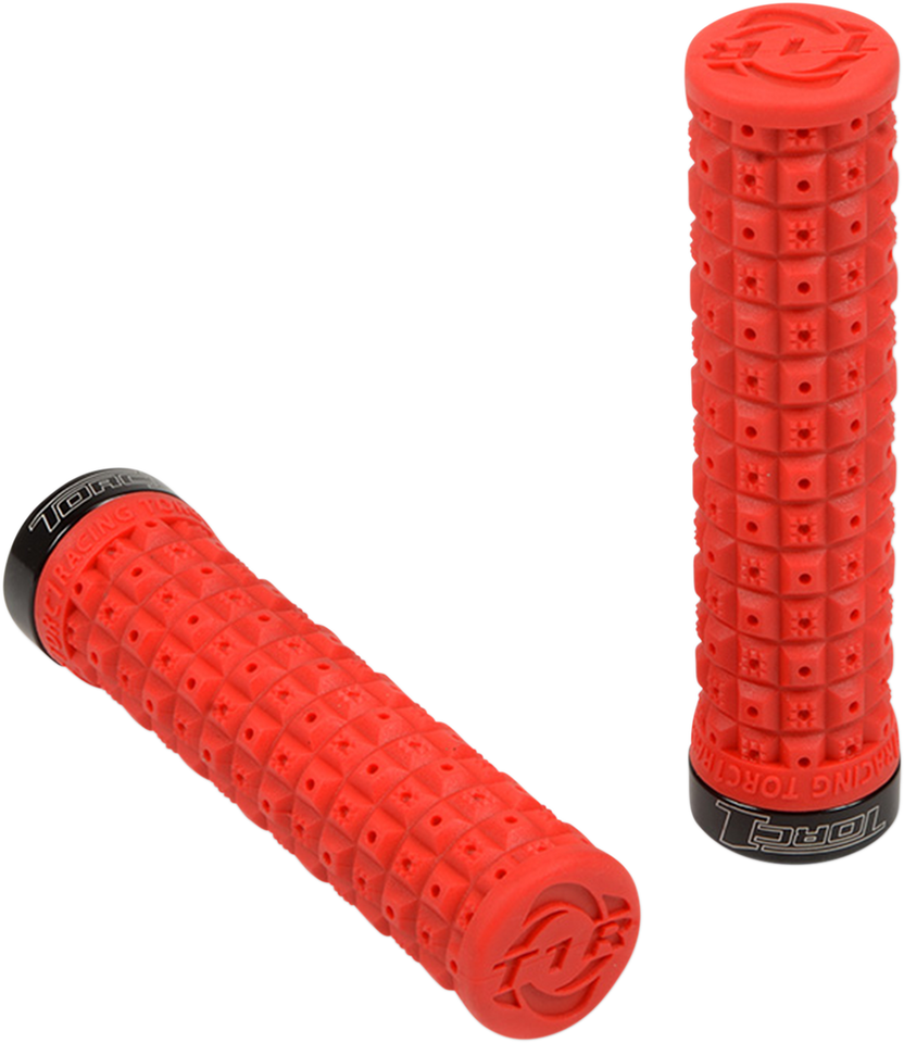 Grips - Defy - Lock-On - Red/Black - Lutzka's Garage