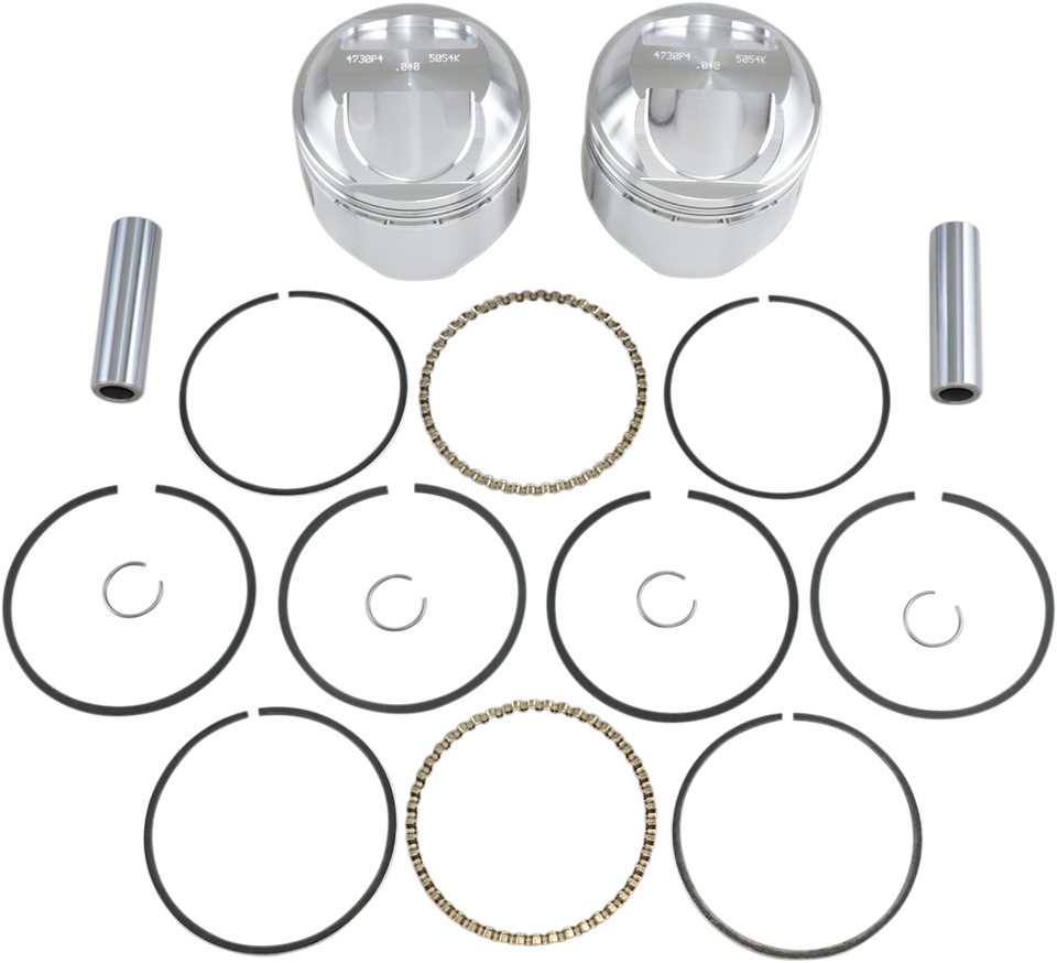 Piston Kit - +0.040" - High Compression - Big Twin 1340 cc 80"