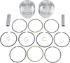 Piston Kit - +0.040" - High Compression - Big Twin 1340 cc 80"