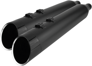 Mufflers - Black with Edge Tip