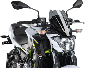 New Generation Windscreen - 13-3/8" - Dark Smoke - Z650 - Lutzka's Garage