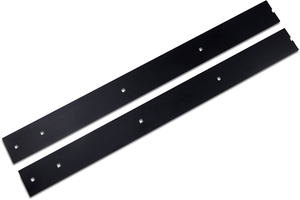 Plow Wear Bar - Matte Black - 66" - 2 Piece - Lutzka's Garage