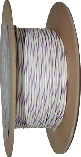 100 Wire Spool - 20 Gauge - White/Violet