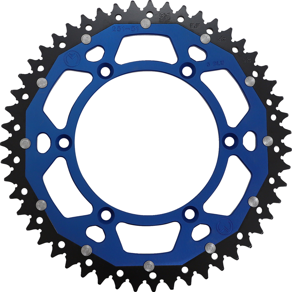 Dual Sprocket - Blue - 51 Tooth - Lutzka's Garage