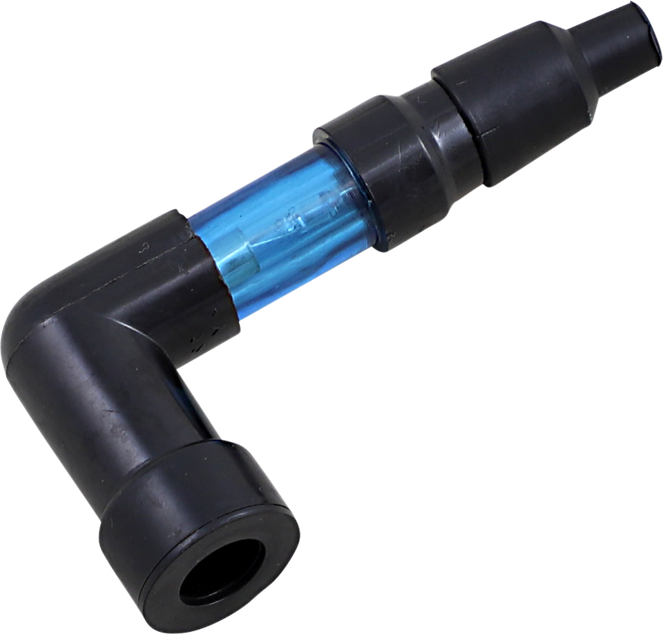 Spark Plug Cap - 90 Degree - Blue - Lutzka's Garage