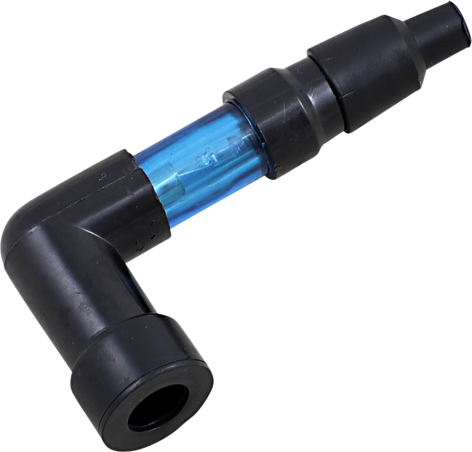 Spark Plug Cap - 90 Degree - Blue - Lutzka's Garage