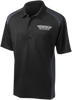 Drag Specialties Polo Shirt - Black/Charcoal - Small - Lutzka's Garage