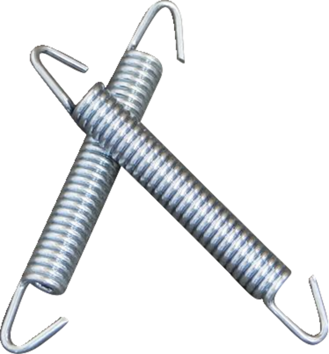 Exhaust Springs - Zinc - 80 mm - 10-Pack - Lutzka's Garage